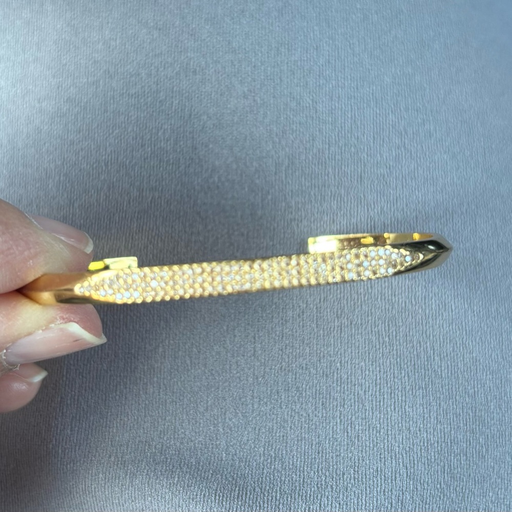 Kate Spade Gold Plated Raise the Bar  Bangle Bracelet